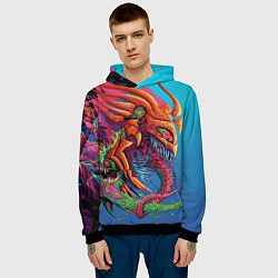 Толстовка-худи мужская HyperBeast, цвет: 3D-черный — фото 2