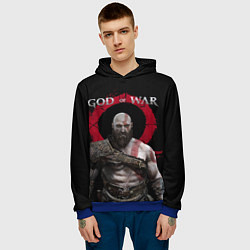 Толстовка-худи мужская God of War, цвет: 3D-синий — фото 2