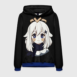 Толстовка-худи мужская Genshin Impact Paimon, цвет: 3D-синий