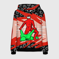 Толстовка-худи мужская MASTER AMONG US, цвет: 3D-черный