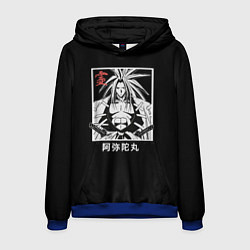 Толстовка-худи мужская Дух Амидамару, цвет: 3D-синий