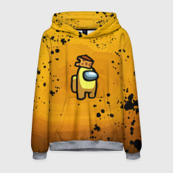 Толстовка-худи мужская Among Us Cheese Z, цвет: 3D-меланж