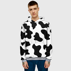 Толстовка-худи мужская Му-му, цвет: 3D-меланж — фото 2