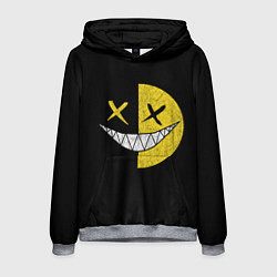 Толстовка-худи мужская SMILE, цвет: 3D-меланж