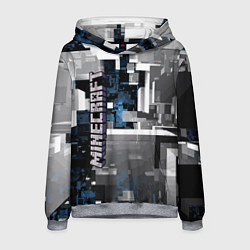 Толстовка-худи мужская Minecraft, цвет: 3D-меланж