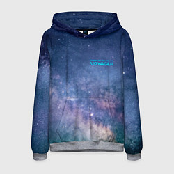 Толстовка-худи мужская Услышь мой вой уже, это Voyager, цвет: 3D-меланж
