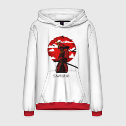Толстовка-худи мужская Samurai, цвет: 3D-красный
