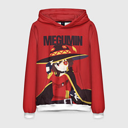 Толстовка-худи мужская Megumin, цвет: 3D-белый
