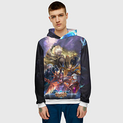 Толстовка-худи мужская Mobile Legends Bang Bang, цвет: 3D-белый — фото 2