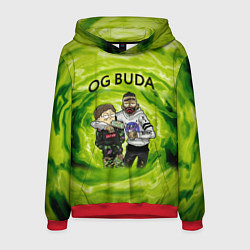 Толстовка-худи мужская Репер - OG Buda, цвет: 3D-красный