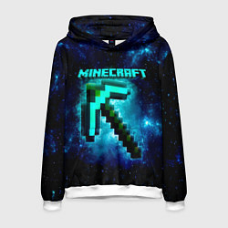 Толстовка-худи мужская Minecraft, цвет: 3D-белый