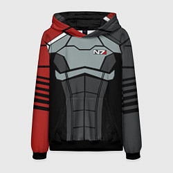 Толстовка-худи мужская КОСТЮМ N7 MASS EFFECT N7 М, цвет: 3D-черный