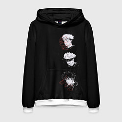 Толстовка-худи мужская Jujutsu Kaisen, цвет: 3D-белый