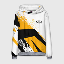 Толстовка-худи мужская Infinity Инфинити Z, цвет: 3D-меланж