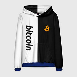 Толстовка-худи мужская БИТКОИН BITCOIN Z, цвет: 3D-синий