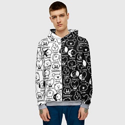 Толстовка-худи мужская BTS BT21, цвет: 3D-меланж — фото 2