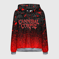 Толстовка-худи мужская CANNIBAL CORPSE, цвет: 3D-меланж