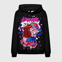 Толстовка-худи мужская Friday Night Funkin, цвет: 3D-черный