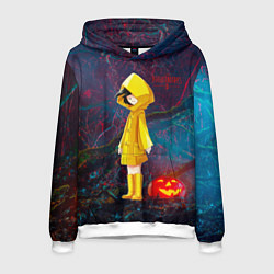 Толстовка-худи мужская Little Nightmares 2, цвет: 3D-белый