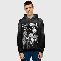 Толстовка-худи мужская Cannibal Corpse, цвет: 3D-черный — фото 2