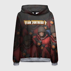 Толстовка-худи мужская Team Fortress, цвет: 3D-меланж