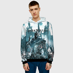 Толстовка-худи мужская Dark Souls, цвет: 3D-черный — фото 2