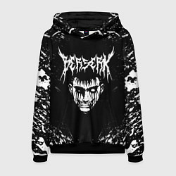 Толстовка-худи мужская BERSERK БЕРСЕРК, цвет: 3D-черный