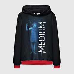 Толстовка-худи мужская Medium, цвет: 3D-красный