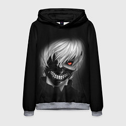 Толстовка-худи мужская TOKYO GHOUL ТОКИЙСКИЙ ГУЛЬ, цвет: 3D-меланж