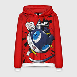 Толстовка-худи мужская Персона 5, цвет: 3D-белый