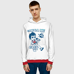 Толстовка-худи мужская Yakuza Karaoke, цвет: 3D-красный — фото 2