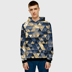 Толстовка-худи мужская MOZZY, цвет: 3D-черный — фото 2