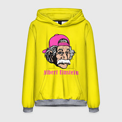 Толстовка-худи мужская Albert Einstein, цвет: 3D-меланж