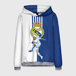 Толстовка-худи мужская Роберто Карлос Реал Мадрид, цвет: 3D-меланж