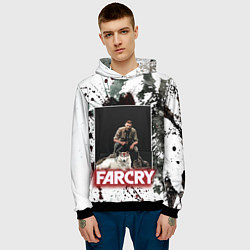 Толстовка-худи мужская FARCRY WOLF, цвет: 3D-черный — фото 2