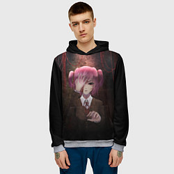 Толстовка-худи мужская Нацуки Natsuki, цвет: 3D-меланж — фото 2