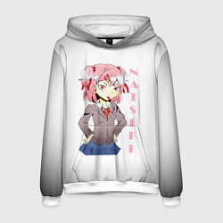 Толстовка-худи мужская Doki Doki NATSUKI, цвет: 3D-белый