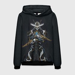 Толстовка-худи мужская Warframe game, цвет: 3D-черный