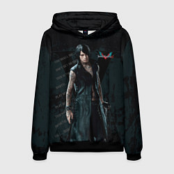 Толстовка-худи мужская V in DMC, цвет: 3D-черный