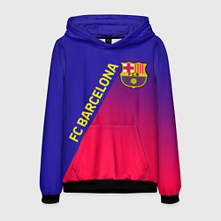 Толстовка-худи мужская FC BARCELONA ФК БАРСЕЛОНА, цвет: 3D-черный