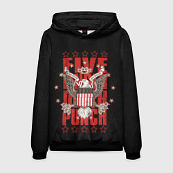 Толстовка-худи мужская FFDP Eagle, цвет: 3D-черный