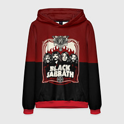 Толстовка-худи мужская Black Sabbath, цвет: 3D-красный