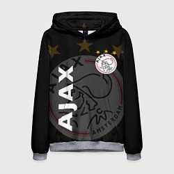 Толстовка-худи мужская FC AJAX AMSTERDAM ФК АЯКС, цвет: 3D-меланж