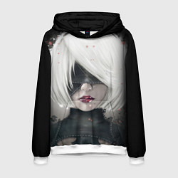 Толстовка-худи мужская YoRHa Nier Z, цвет: 3D-белый