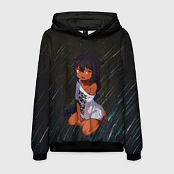 Толстовка-худи мужская Jahy-sama wa Kujikenai!, цвет: 3D-черный