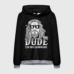 Толстовка-худи мужская Dude the Big Lebowski, цвет: 3D-меланж