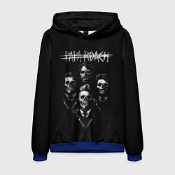 Толстовка-худи мужская Папа Таракан, цвет: 3D-синий