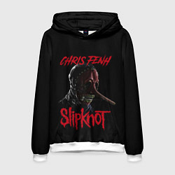 Толстовка-худи мужская CHRIS FENH SLIPKNOT СЛИПКНОТ Z, цвет: 3D-белый