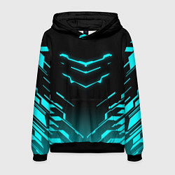 Толстовка-худи мужская DEAD SPACE АЙЗЕК КЛАРК, цвет: 3D-черный