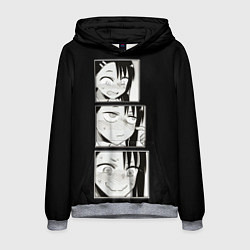 Толстовка-худи мужская Нагаторо Nagatoro, цвет: 3D-меланж